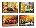 Car Poster Boys Room Decorations for Bedroom Poster for Boys Canvas Wall Art Autumn Landscape Decor Sport Car Pictures Lamborghini Poster Giclee Canvas Prints Artwork for Bedroom Cars Room Decor