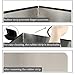 uxcell Stainless Steel Foldable Kitchen Wall Stove Oil Splash Guard Block Cover, Anti Splatter Shield, 15.7