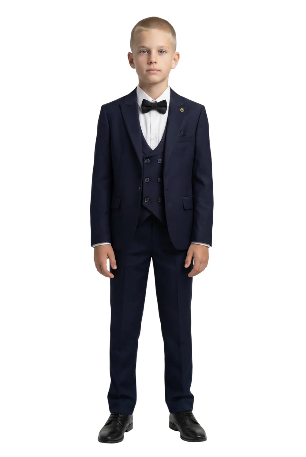 SIRRI Ensemble de Costume Formel 5 pièces pour garçons, Coupe Slim, pour Bal de Fin d'année et Occasions spéciales, de 1 à 16 Ans