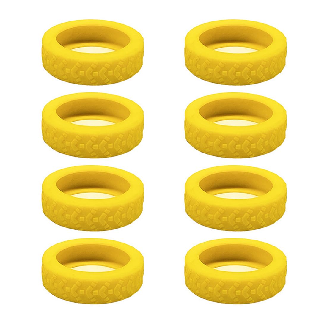 8 Pezzi Protezione Ruote Valigia In Silicone - Copricerchi Antigraffio E Antirumore Per Bagagli - Foto 2