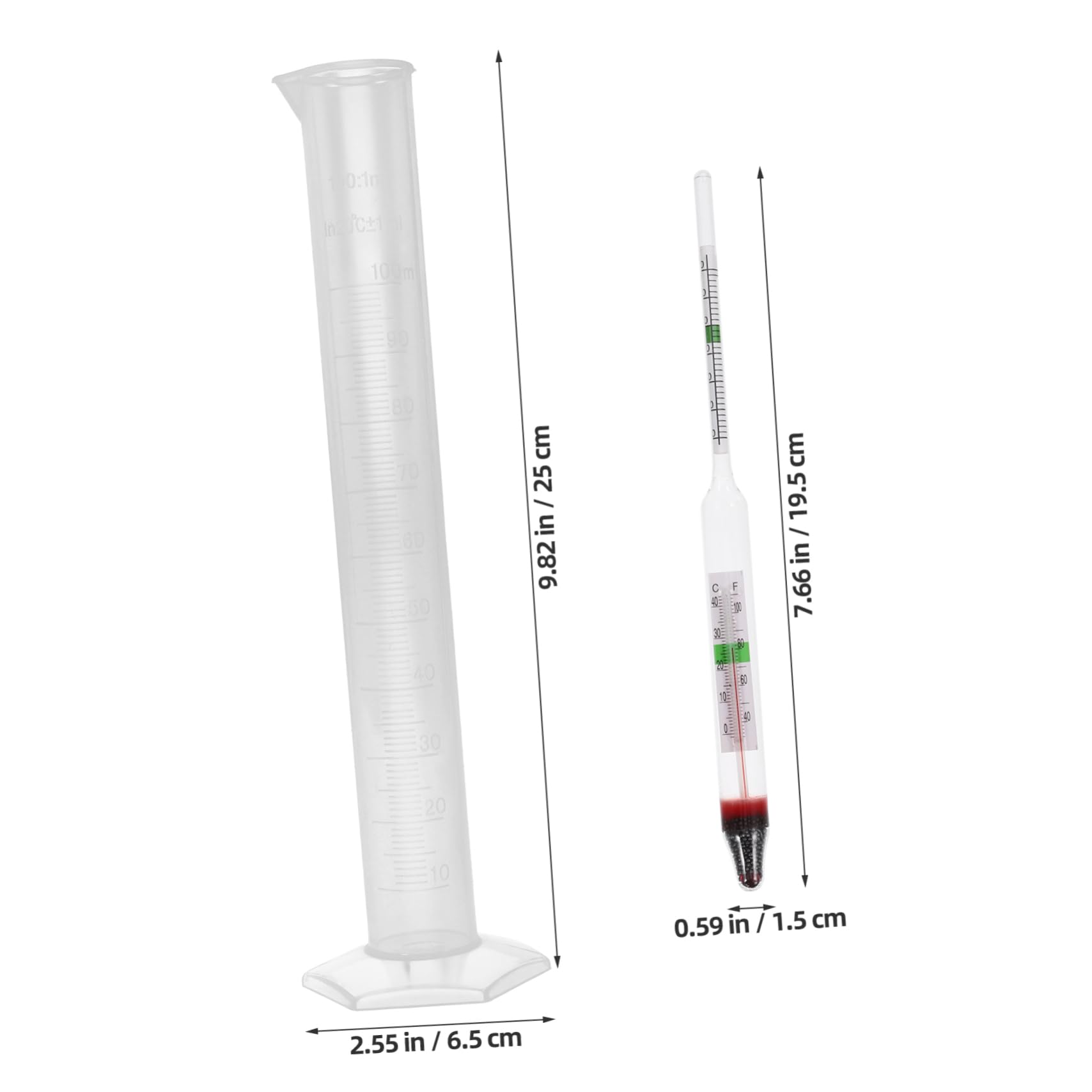 SOLUSTRE 4sets Densitometro Per Acquario Strumento Di Misura Della Salinità Kit Completo Per Acquacoltura e Pesca Include Graduato Per Ambienti Marini e Acquari