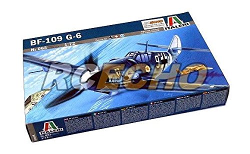 Maquette avion Bf-109 G-6 1/72 Italeri chasseur militaire miniature 063 T0063