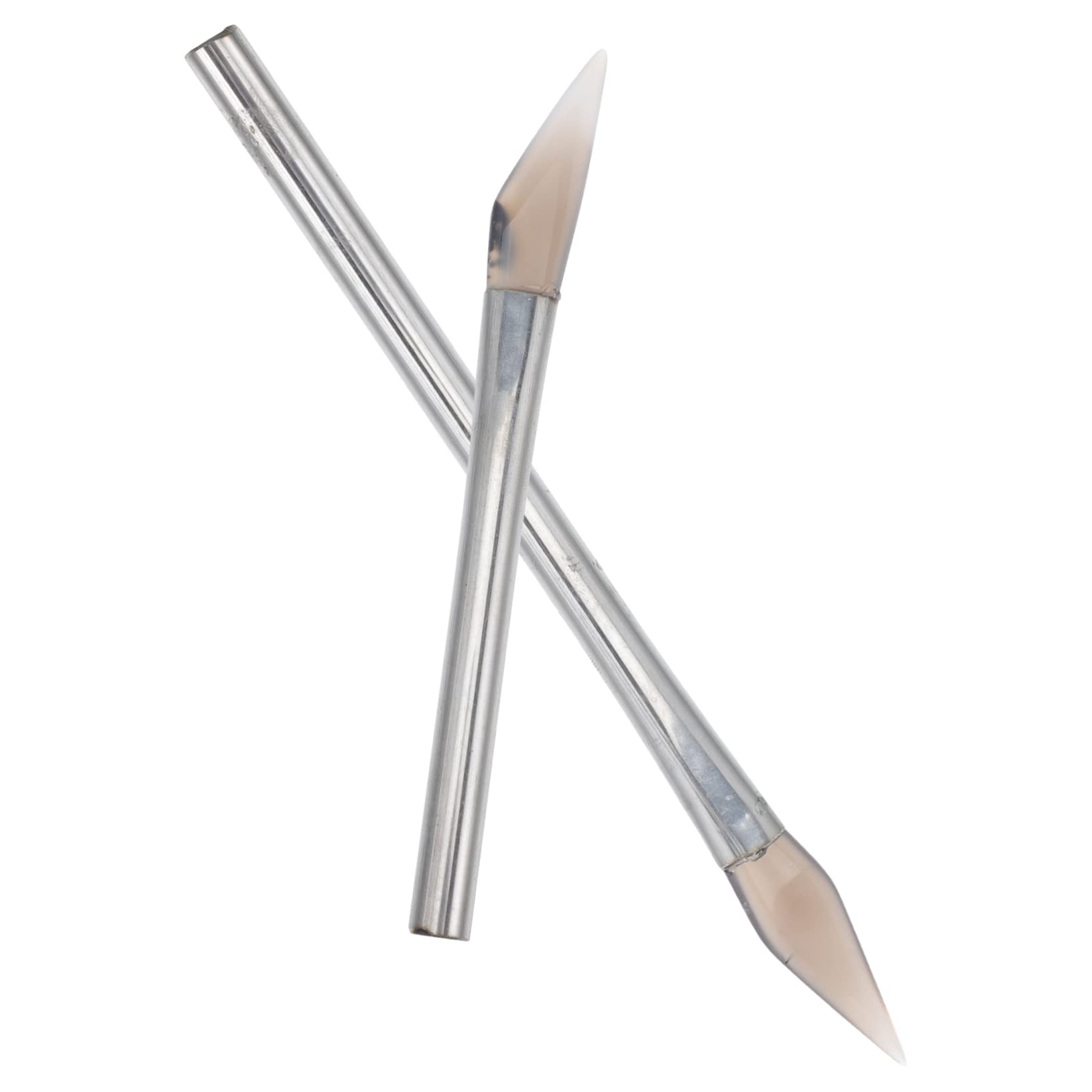Operitacx 8pièces Outils De Polissage Agate avec Poignée pour Bijoux Élimination des Rayures Et Restauration De Brillance Accessoires De Fabrication De Bijoux