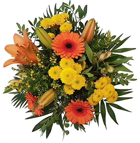 Blumenstrauß zum Muttertag - Geburtstag mit Gratis Grußkarte...