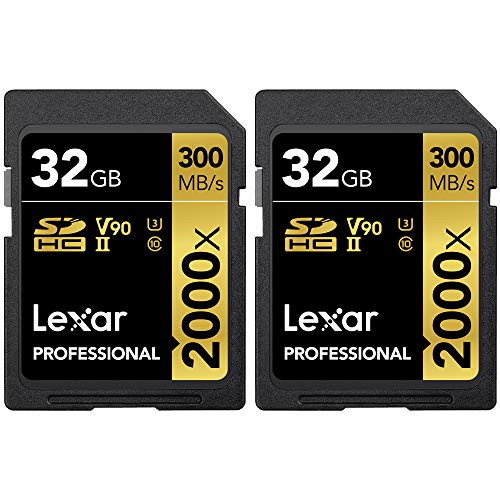 Lexarv SDHC 2000X RDR UII BL NA 32GB [J[h 2pbN (LSD32GCBNA2000R)