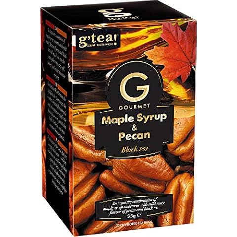 g'tea! Gourmet, Maple Syrup & Pecan Nut Tea Bags in Envelopes, 1.75 g, 20 Count Cover