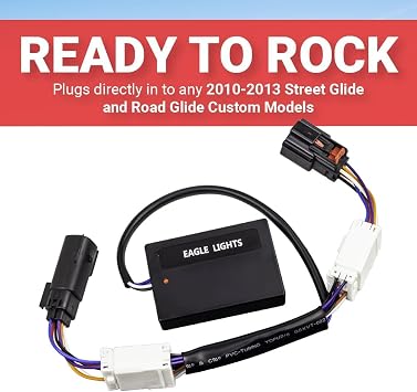 Eagle Equalizer Plug and Play Load Equalizer and Stabilizer for 2010-2013 Harley Davidson Motorcycle Street Glide and Road Glide LED Turn Signals
