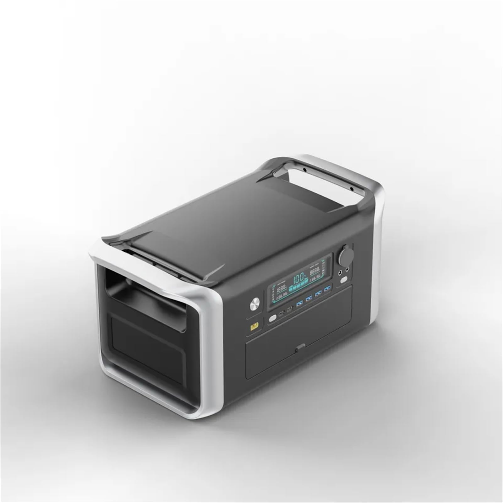 Centrale électrique Portable, Batterie 1024 Wh, avec 2 Prises Secteur 110 V/220 V 1800 W, Charge Rapide, générateur Solaire (Panneau Solaire Non Inclus) pour Alimentation de Secour