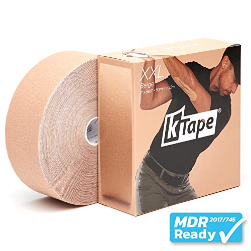 K-Tape® Beige XXL (Rouleau en vrac, 5 cm x 22 m) [Beige]