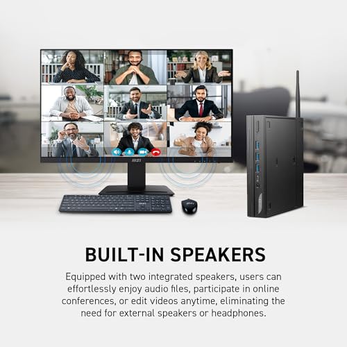 Image of msi Pro MP273A, 27 inch Monitor, 1920 x 1080 (FHD), IPS, 100Hz, TUV Certified Eyesight Protection, 4ms, Displayport, HDMI, Tilt, Black