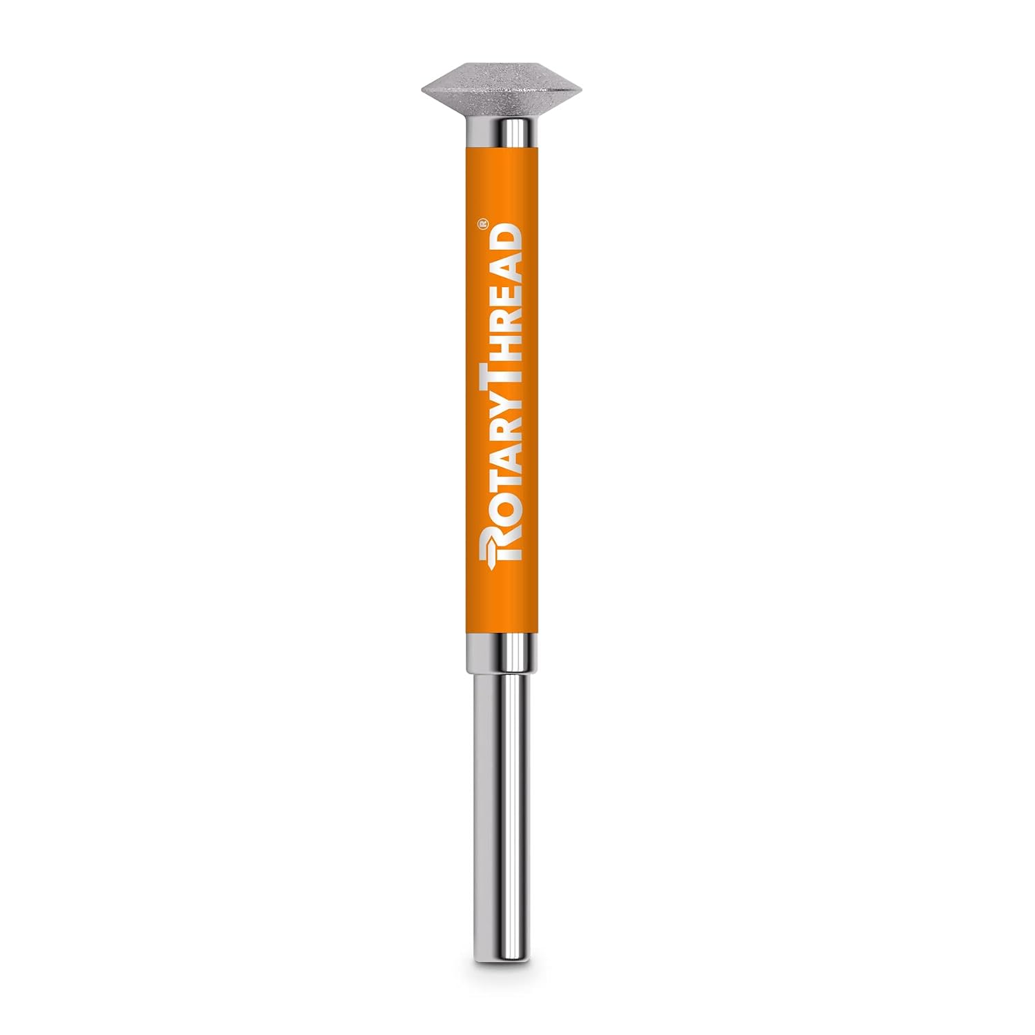 Thread Repair Tool, File, Chase, Restore, Repair, and Clean Internal and External Thread: Male, Female, Inch, Metric and Pipe Thread (RT1) (3/8" Dia. Head x 2" Length x 1/8" Arbor) by Rotary Thread
