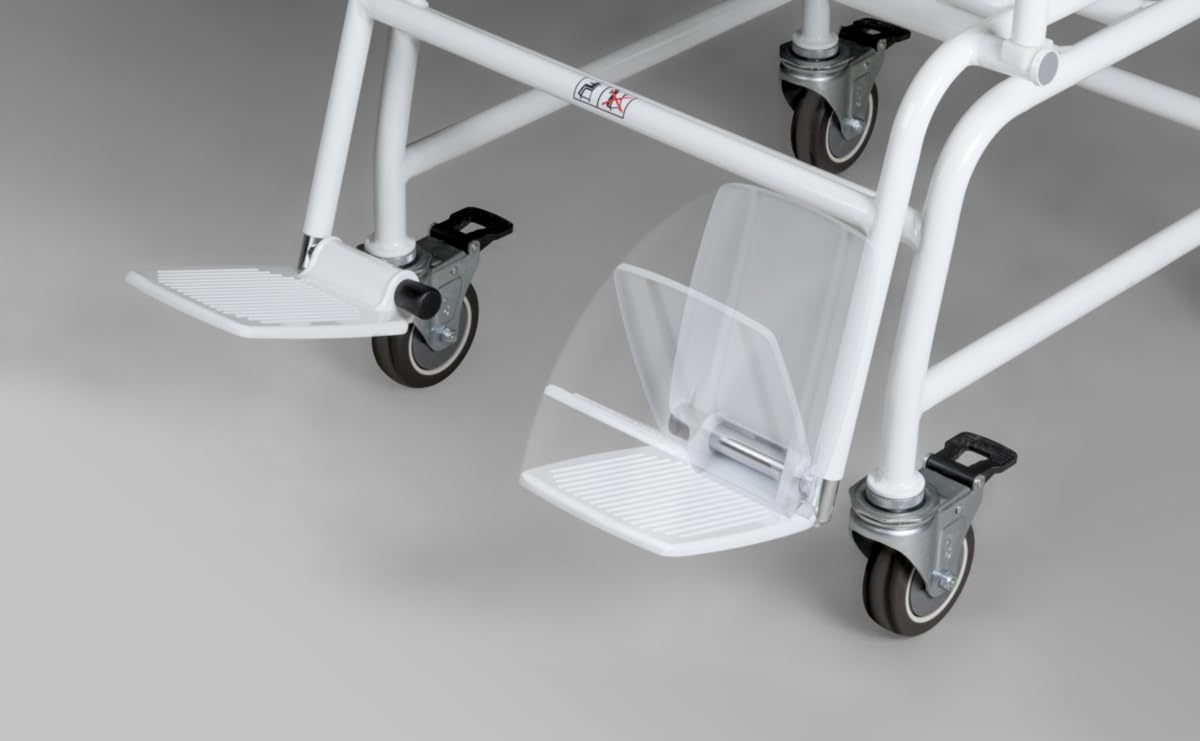 KERN MCF 300K-1M - Bilancia da sedia mobile per diagnostica medica, leggibilità [d]: 100 g, portata di peso [max]: 300 kg, rovere