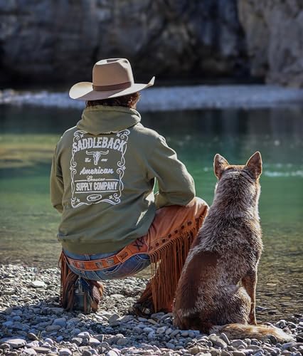 Saddleback Supply Men's Western Logo Pullover Hoodies in S-4XL3