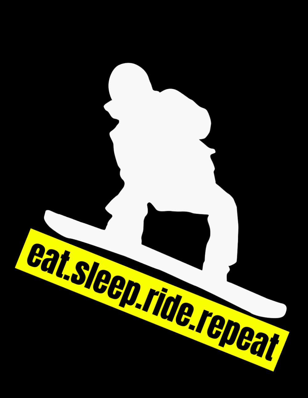 Eat Sleep Ride Repeat Dotted Grid Notebook: Cute Notebook Gift For Snowboarding Lovers and Anyone Who Loves Winter Sports