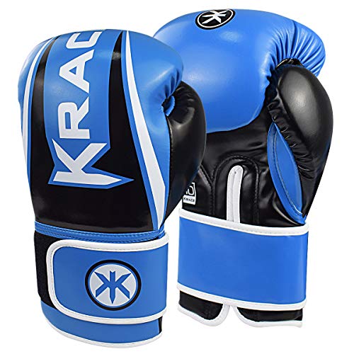 Boxing Gloves 14Oz For Men And Women, Training Muay Thai Gloves For Sparring, Mma, Punching Bag, Kickboxing, Focus Pads (Blue) #TOP7