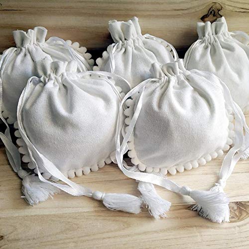 100 Pcs Personalize Jewelry Bag/Cotton Pouch Bag/Jewelry Packing Bag/Company Logo Print Bag/Bridesmaid Gifts/Rustic Boho Wedding/Partyfavour (3X4 Inches 1 Piece) #TOP1