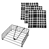 CARACTERISTICAS: El portaservilletas elaborado con rejilla posee en la parte superior un contrapeso de metal que mantiene las servilletas en su lugar, lo que lo hace ideal para disfrutar de tus eventos y comidas al aire libre en jardines y terrazas. Su diseño permite que su mantenimiento y limpieza sea de forma sencilla