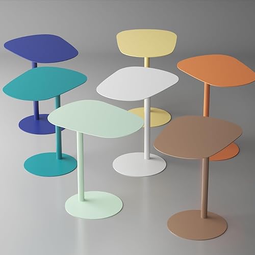 Miniatura 6 de Mesa auxiliar Sala de estar Mesa de centro pequeña Muebles Mesita de noche simple Mesa de té perfilada Mesita de noche Mesa auxiliar Mesa Mesa