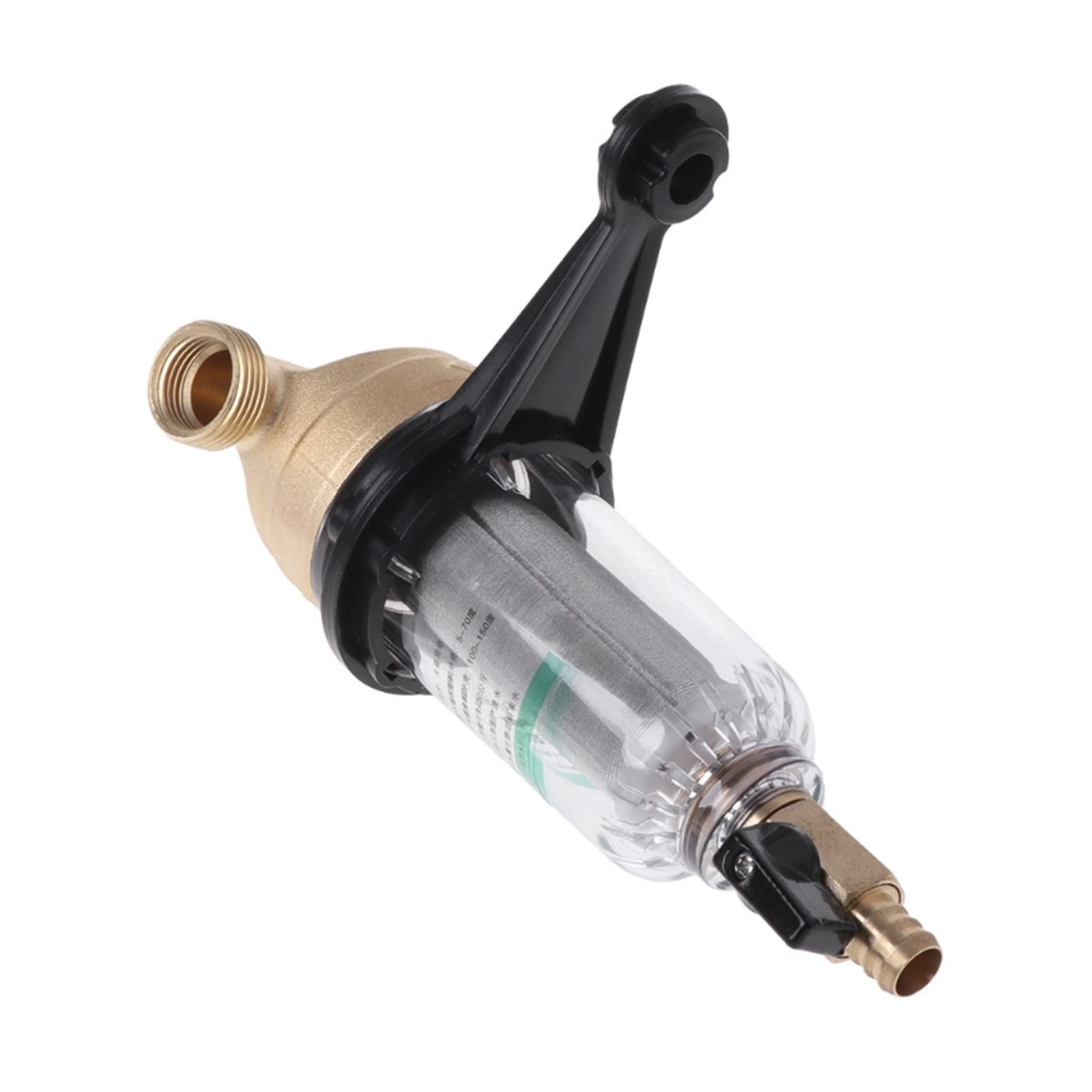 6 points avant purificateur cuivre plomb filtre à eau maison poussière inoxydable maille robinet Matériaux sûrs