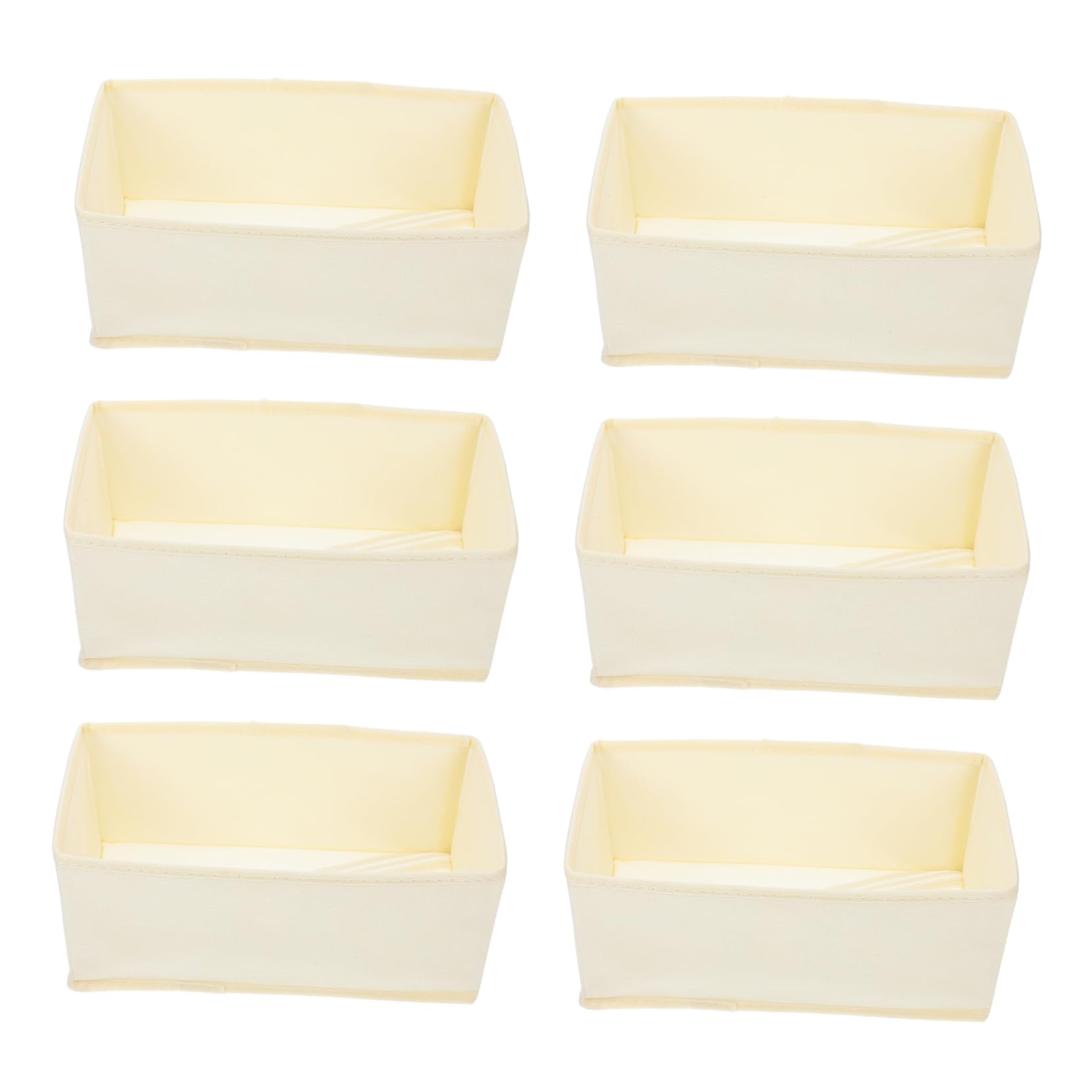 ABOOFAN 6stücke Teiliges Schubladeneinsatz Socken Und Unterwäsche Aufbewahrungsboxen Aus Stoff Für Kommoden Und Kleiderschränke Babykleidung Bhs Krawatten Und Schals Platzsparend Und Viels
