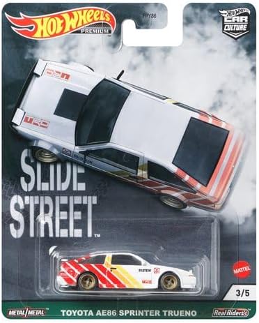 Miniatura 3 de Hot Wheels Premium Car Culture Slide Street Slidewayz Juego completo de 5 vehículos fundidos a presión