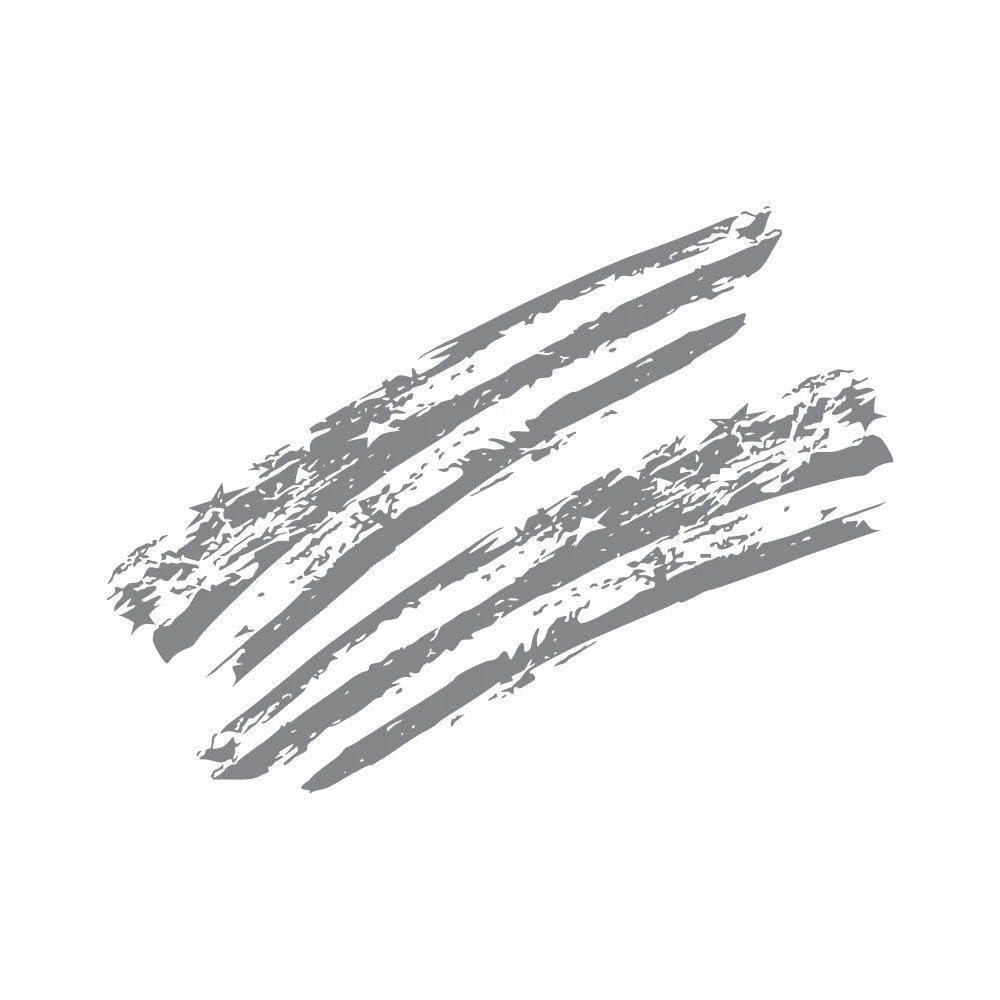 Car Sticker Pickup Truck Universal Vinyl Graphic Decor Decal Cover(Glossy Gray)