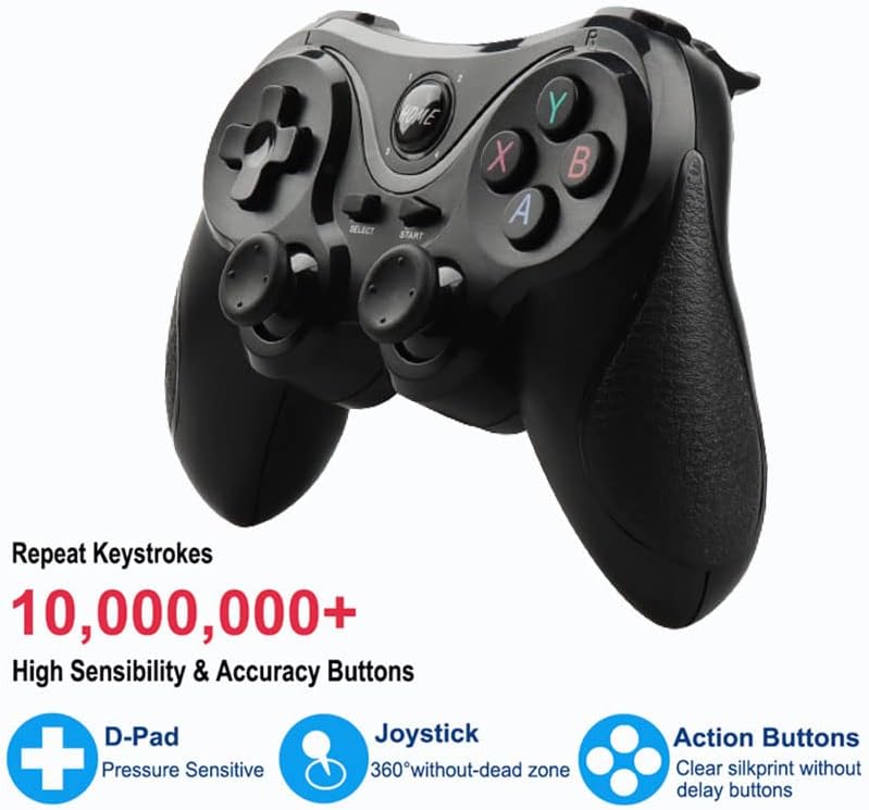 Miniatura 7 de Controlador de juegos Android, función de mapeo de teclas, controlador inalámbrico para juegos para PUBG Mobile, Call of Duty Mobile, teléfono