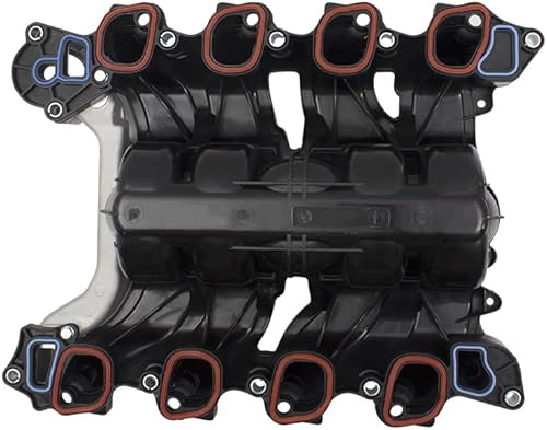 Miniatura 2 de Brock Colector de admisión del motor del mercado de accesorios con termostato actualizado compatible con reemplazos F8AZ9424CA