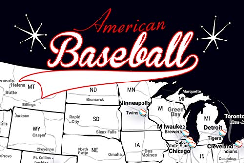 Baseball Stadium Map - Sports Gift For Baseball Fans #TOP1
