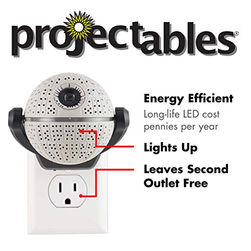 Image of STAR WARS Projectables LED Night Light Projector, Dusk-to-Dawn Sensor, Plug-in, Collector's Edition, Darth Vader and Stormtroopers on Ceiling, Wall, or Floor, Ideal for Bedroom, Kid's Room, 43058