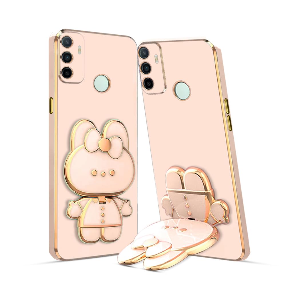 KARWAN®️ 3D Cat Back Case and Cover with Stand Compatible for Oppo A53 2020| Stand and Mirror|Camera Protection|Electroplated|Folding Stand-Pink (B0CCLDMHLT) Amazon Price History, Amazon Price Tracker