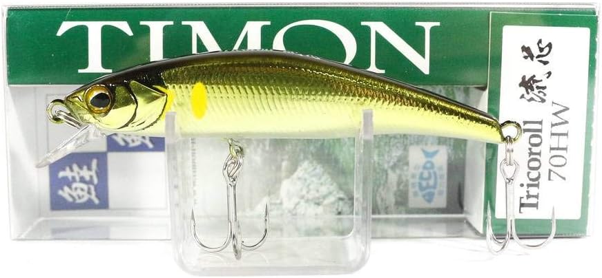JACKALL Minnow Timon Tricolor Flow Core 70HW 2.8 inches (70 mm) 0.3 oz (9.2 g)