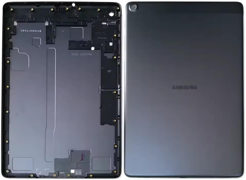 for Samsung Galaxy Tab A 10.1 (2019) SM-T510 SM-T515 Housing Back Door Battery Cover Without Lens (Black)