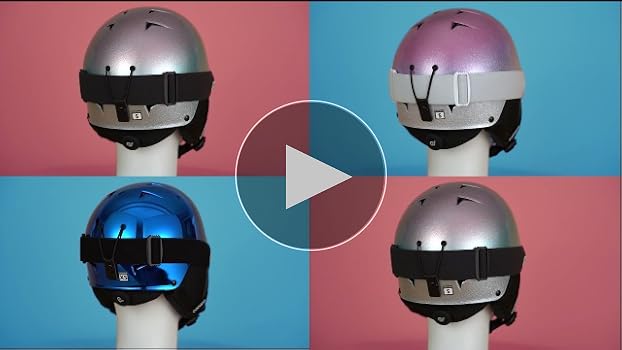 Amazon | Odoland 子供用スキーヘルメット ゴーグル付き