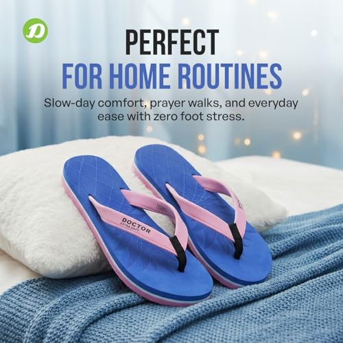 Image of DOCTOR EXTRA SOFT House Slipper for Women's Care Durable | Orthopaedic & Diabetic | Lightweight| Comfortable Footbed |Slippers for Girls & Ladies Daily Use D-05
