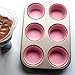 TRUSBER Pink Baking Cups, 100 pieces Paper Cupcake Liners Wrappers Nonstick Muffin Molds Baking Cup Holders for Wedding, Birthday, Baby Shower or Holiday Party (Pink)
