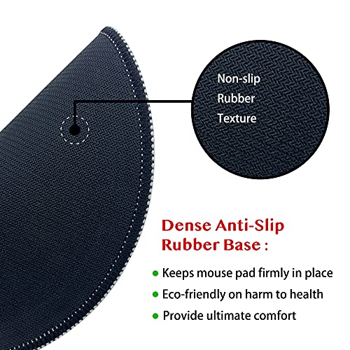 Zhantuone Nurse Life Round Mouse Pad With Non-Slip Rubber And Stitched Edges Desk Accessories Office Gifts For Women Friends Besties Daughter Graduation Friendship Birthday Gifts #TOP2