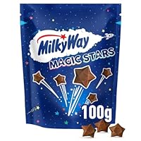Milky Way Magic Stars Bag, Nougat & Milk Chocolate, 100g, Ideal for Chocolate Gift, Snacks or Hamper