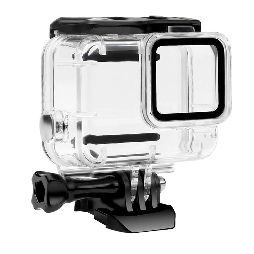 Action Pro 30M Waterproof Housing Compatible with GoPro-7 Silver, White (Transparent 2)