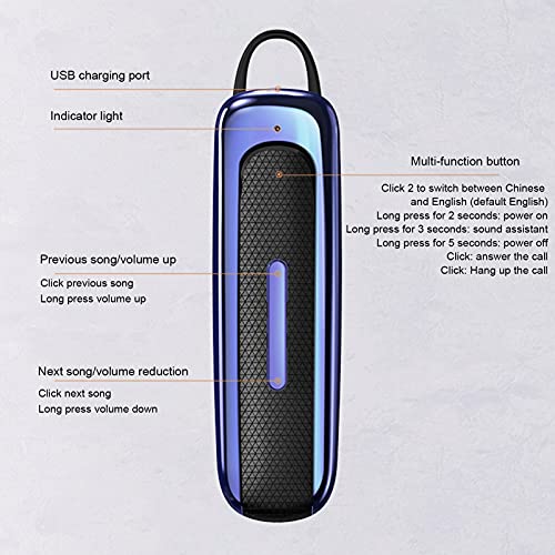 Auricular Bluetooth Goshyda In Ear Azul miniatura 6