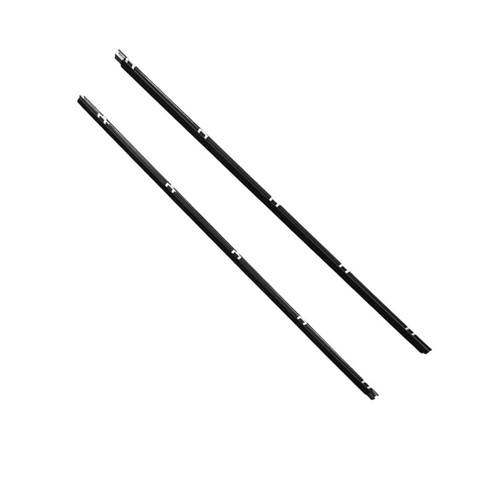 Ldgsuph 2Pcs Set 2Pcs/Set Car Door Window Weatherstrip Rubber Sealing Strip Fit For Civic 1991-1995 72410‑Sr3‑003 Molding Trim