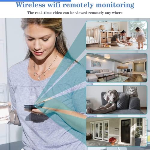 Image of WiFi Camera 360 Security Camera for Home Outdoor High HD Magnet Mini WiFi Magnetic Live Stream Light Vision IP Wireless 1080P Audio Video Hidden CCTV Maagna (1)