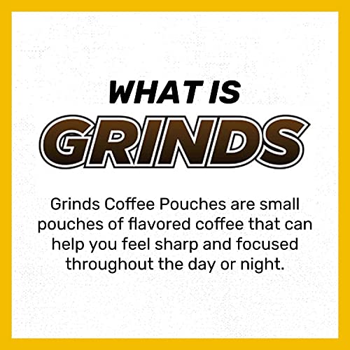 Image of Grinds Coffee Pouches | 6-Can Sampler Pack | Wintergreen, Spearmint, Cinnamon Roll, Mocha, Sweet Mint, New Orleans | Brew-Free Coffee Alternative | 18 Pouches Per Can