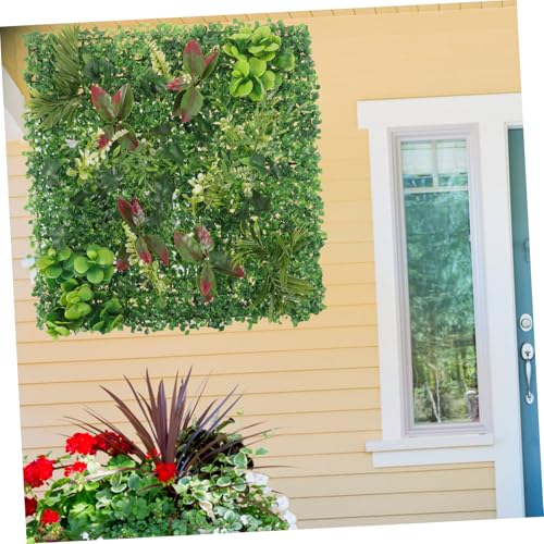 UV résistant haie verte décorative synthétique pour intérieur - 8