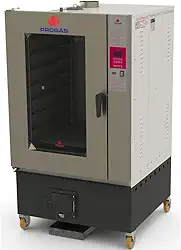 Forno Turbo a Lenha 10 Esteiras PRTLT-10000ST - Fornalha Traseira - Progás Lenha - Fornalha Traseira