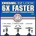 Dremel EZ728-01 EZ Lock Rotary Tool Cutting Discs Accessory Kit, Cut-Off Wheels for Plastic, Metal, and Thin Cuts, 11- Piece Assorted Accessories Set