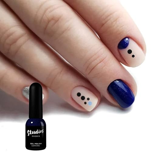 Miniatura 5 de DIDIER LAB - Studios Gel Polish Saphire - Productos profesionales de manicura y pedicura - Pigmento rico para una cobertura completa de las uñas -