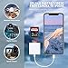 SD/Micro SD Card Reader for iPhone/iPad, iPhone Card Adapter for Digital/Sports Camera & Drone Memory Card, Trail Game Camera/Dash Cam Viewer/Writer, SD/TF Dual Slot, Plug and Play, No App Required