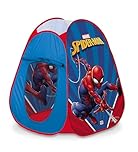 Mondo Toys Spiderman Pop‑Up Tent for Children – Easy‑Open Play Tent with Carry Bag – Indoor/Outdoor Fun Tent for Boys & Girls – Model 28427