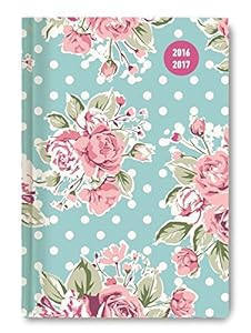 Collegetimer Roses 2016/2017 - Schülerkalender A5 - Weekly - 224 Seiten